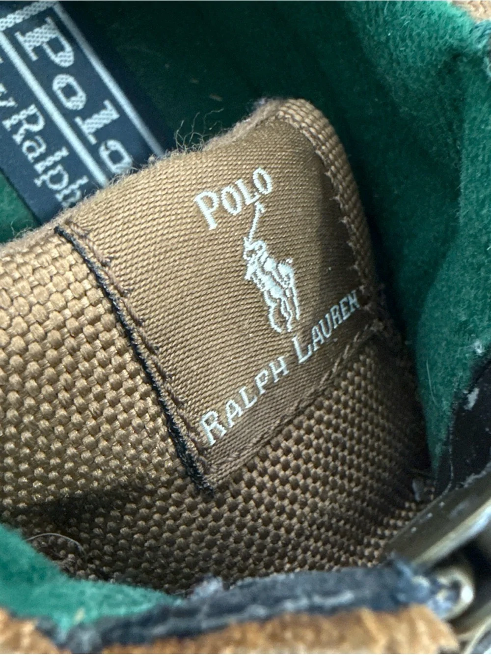Polo Ralph Lauren Chocolate/Tan Hiking Duck Snow Boots Size 12 Kids